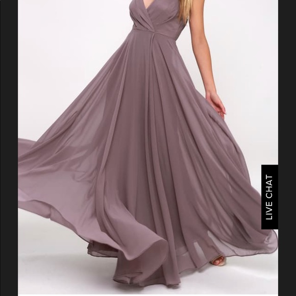 Dusty purple formal/maxi/bridesmaid dress Lulus - Picture 1 of 5